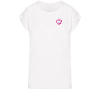 Miss Tee Damen T-Shirt Everything Is Nice Ladies Extended Shoulder MST354 White-M
