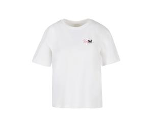 T-Shirt MISS TEE "Miss Tee Friday Girl Tee", Damen, Gr. XL, weiß, 100% Baumwolle, bedruckt, oversize, Rundhals, Shirts T-Shirt (35465861-XL) weiß