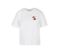 Miss Tee Damen T-Shirt Ladies Tan Time MST348 White-M