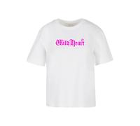 Miss Tee Damen T-Shirt Ladies Wild Pink MST349 White-S