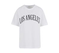 Mister Tee Damen Los Angeles City Wording Tee MST245 White-S