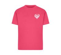 Miss Tee Damen T-Shirt Spicy Heart MST366 Hibiskuspink-S