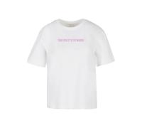 Miss Tee Damen T-Shirt Too Pretty Tee MST148 White-S