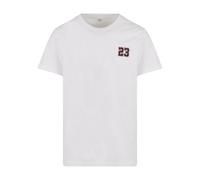 T-Shirt MISTERTEE "MisterTee 23 EMB Tee", Herren, Gr. M, weiß, 100% Baumwolle, normal, Rundhals, Shirts T-Shirt (14187417-M) weiß