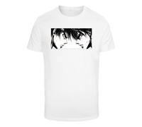 T-Shirt MISTERTEE "MisterTee A Steady Stare Tee", Herren, Gr. M, weiß, 100% Baumwolle, bedruckt, normal, Rundhals, Shirts T-Shirt (58361917-M) weiß