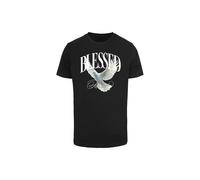 T-Shirt MISTERTEE "MisterTee Blessed Forever Tee", Herren, Gr. XS, schwarz, 100% Baumwolle, bedruckt, normal, Rundhals, Shirts T-Shirt (45380329-XS) schwarz