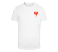 T-Shirt MISTERTEE "MisterTee Cheese Lovers Club Tee", Herren, Gr. L, weiß, 100% Baumwolle, bedruckt, normal, Rundhals, Shirts T-Shirt (67010144-L) weiß
