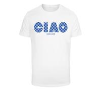 T-Shirt MISTERTEE "MisterTee Ciao Girls Tee", Jungen, Gr. XS, weiß, 100% Baumwolle, bedruckt, normal, Rundhals, Shirts T-Shirt (48176463-XS) weiß