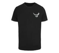T-Shirt MISTERTEE "MisterTee Cielo Azul Tee", Herren, Gr. 3XL, schwarz, 100% Baumwolle, bedruckt, normal, Rundhals, Shirts T-Shirt (36728202-XXXL) schwarz