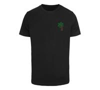 T-Shirt MISTERTEE "MisterTee Coconut Tree Tee", Damen, Gr. XXL, schwarz, 100% Baumwolle, bedruckt, normal, Rundhals, Shirts T-Shirt (90812520-XXL) schwarz