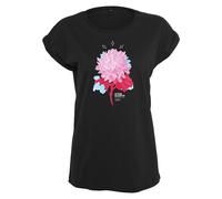 T-Shirt MISTERTEE "MisterTee Damen Ladies Future Season Tee", Damen, Gr. XS, schwarz, 100% Baumwolle, bedruckt, normal, Rundhals, Shirts T-Shirt (82067519-XS) schwarz