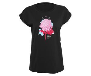 T-Shirt MISTERTEE "MisterTee Damen Ladies Future Season Tee", Damen, Gr. XS, schwarz, 100% Baumwolle, bedruckt, normal, Rundhals, Shirts T-Shirt (82067519-XS) schwarz