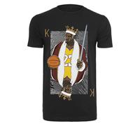 T-Shirt MISTERTEE "MisterTee Damen Ladies King James LA Tee", Damen, Gr. XS, schwarz, 100% Baumwolle, unifarben, oversize, Rundhals, Shirts T-Shirt (32492520-XS) schwarz