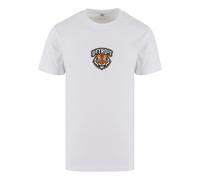 T-Shirt MISTERTEE "MisterTee Detroit Tiger Head Patch Tee", Damen, Gr. XS, weiß, 100% Baumwolle, bedruckt, normal, Rundhals, Shirts T-Shirt (76743758-XS) weiß