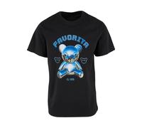 T-Shirt MISTERTEE "MisterTee El Oso Tee", Damen, Gr. XS, schwarz, 100% Baumwolle, bedruckt, normal, Rundhals, Shirts T-Shirt (68112107-XS) schwarz