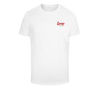 T-Shirt MISTERTEE "MisterTee Espresso Veloce Tee", Jungen, Gr. XS, weiß, 100% Baumwolle, bedruckt, normal, Rundhals, Shirts T-Shirt (77712812-XS) weiß