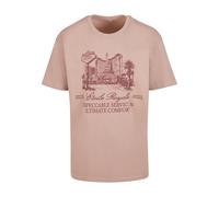 T-Shirt MISTERTEE "MisterTee Etoile Royale Oversize Tee", Damen, Gr. S, duskrose, 100% Baumwolle, bedruckt, oversize, Rundhals, Shirts T-Shirt (19971832-S) duskrose