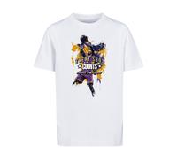 T-Shirt MISTERTEE "MisterTee Every Shot Counts Tee", Mädchen, Gr. 134/140, weiß, 100% Baumwolle, bedruckt, relaxed fit, Rundhals, Shirts T-Shirt (91921458-134) weiß