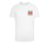 T-Shirt MISTERTEE "MisterTee Flavor Italiano Tee", Herren, Gr. 3XL, weiß, 100% Baumwolle, bedruckt, normal, Rundhals, Shirts T-Shirt (37330018-XXXL)