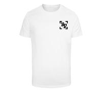 T-Shirt MISTERTEE "MisterTee Framed NY Tee", Damen, Gr. S, weiß, 100% Baumwolle, bedruckt, normal, Rundhals, Shirts T-Shirt (53369633-S) weiß