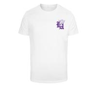 T-Shirt MISTERTEE "MisterTee Guardian Angel Of LA Tee", Herren, Gr. XL, weiß, 100% Baumwolle, bedruckt, normal, Rundhals, Shirts T-Shirt (79122666-XL) weiß