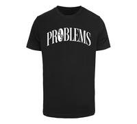 T-Shirt MISTERTEE "MisterTee Herren 99 Problems V3 Tee", Damen, Gr. M, schwarz, 100% Baumwolle, bedruckt, normal, Rundhals, Shirts T-Shirt (71092502-M) schwarz
