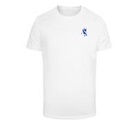 T-Shirt MISTERTEE "MisterTee Herren A S Club Tee", Herren, Gr. M, weiß, 100% Baumwolle, bedruckt, normal, Rundhals, Shirts T-Shirt (21996663-M) weiß