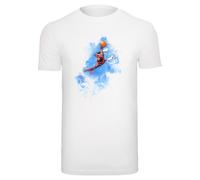 Mister Tee T-Shirt Basketball Clouds Weiß Größe S