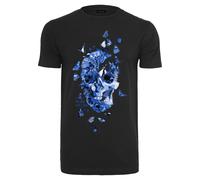 Mister Tee Herren T‑Shirt Butterfly Skull Schwarz Größe M
