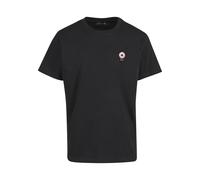 T-Shirt MISTERTEE "MisterTee Herren Donut Tee EMB", Jungen, Gr. XXL, schwarz, 100% Baumwolle, bedruckt, normal, Racerback, Shirts T-Shirt (50193533-XXL) schwarz
