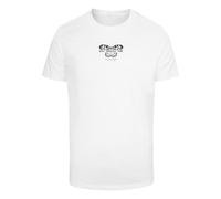 T-Shirt MISTERTEE "MisterTee Herren Give Yourself Time Tee", Damen, Gr. 4XL, weiß, 100% Baumwolle, bedruckt, normal, Rundhals, Shirts T-Shirt (39676533-4XL) weiß