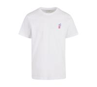 Mister Tee Men's MT2713-Good Vibes Drink Tee EMB T-Shirt, White, L