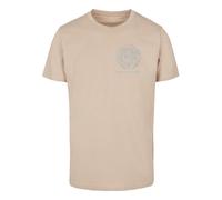 T-Shirt MISTERTEE "MisterTee Herren Hemisphere Tee", Damen, Gr. 3XL, sand, 100% Baumwolle, bedruckt, normal, Rundhals, Shirts T-Shirt (35271923-XXXL) sand