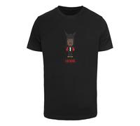 T-Shirt MISTERTEE "MisterTee Herren I Am Music Tee", Jungen, Gr. XL, schwarz, 100% Baumwolle, bedruckt, normal, Rundhals, Shirts T-Shirt (62481630-XL) schwarz
