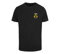 T-Shirt MISTERTEE "MisterTee Herren It's Ok Tee", Damen, Gr. XS, schwarz, 100% Baumwolle, bedruckt, normal, Rundhals, Shirts T-Shirt (45872101-XS) schwarz