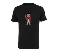 T-Shirt MISTERTEE "MisterTee Herren Kanada Sketch Tee", Herren, Gr. XS, schwarz, 100% Baumwolle, unifarben, normal, Rundhals, Shirts T-Shirt (54157560-XS)