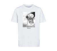 T-Shirt MISTERTEE "MisterTee Herren Kids Ballin 2.0 Tee", Mädchen, Gr. 158/164, weiß, 100% Baumwolle, bedruckt, normal, Rundhals, Shirts T-Shirt (98823928-158) weiß