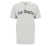 Mister Tee Herren Los Angeles Wording Tee lightasphalt, M
