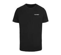 T-Shirt MISTERTEE "MisterTee Herren Outside Tee", Jungen, Gr. L, schwarz, 100% Baumwolle, bedruckt, normal, Rundhals, Shirts T-Shirt (50299849-L) schwarz