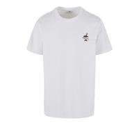 Mister Tee Herren Peace Noodles Tee EMB White, M