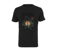 T-Shirt MISTERTEE "MisterTee Herren Pizza Plant Tee", Jungen, Gr. L, schwarz, 100% Baumwolle, unifarben, normal, Rundhals, Shirts T-Shirt (35333964-L) schwarz