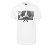 Mister Tee Herren T-Shirt Pray Tee, Farbe White, Größe 5XL