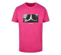 Mister Tee Herren Pray Tee Hibiskus pink, XS