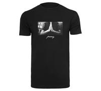 Mister Tee Herren T-Shirt Pray Kurzarm Schwarz XXL