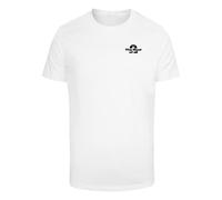 T-Shirt MISTERTEE "MisterTee Herren Root of All Tee", Damen, Gr. 5XL, weiß, 100% Baumwolle, bedruckt, normal, Rundhals, Shirts T-Shirt (57218656-5XL) weiß