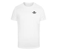 T-Shirt MISTERTEE "MisterTee Herren Root of All Tee", Jungen, Gr. 4XL, weiß, 100% Baumwolle, bedruckt, normal, Rundhals, Shirts T-Shirt (57218656-4XL) weiß