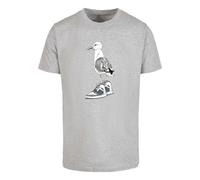 Mister Tee T-Shirt Seagull Sneakers Tee Herren grau (heathergrey) Größe M