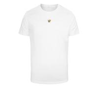 Mister Tee T-Shirt Skull Bear Herren Weiß Größe M