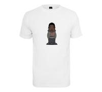 T-Shirt MISTERTEE "MisterTee Herren Texas Sketch Tee", Jungen, Gr. S, weiß, 100% Baumwolle, unifarben, normal, Rundhals, Shirts T-Shirt (36524715-S) weiß
