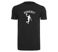 T-Shirt MISTERTEE "MisterTee Homeboy Tee", Jungen, Gr. XL, schwarz, 100% Baumwolle, unifarben, normal, Rundhals, Shirts T-Shirt (62232361-XL) schwarz